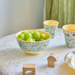 Rice Melamin Becher Blue Music Band 250 ml