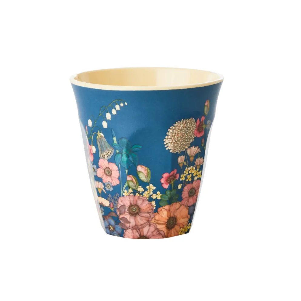 Rice Melamin Becher Flower Collage