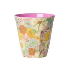 Rice Melamin Becher Flower Power