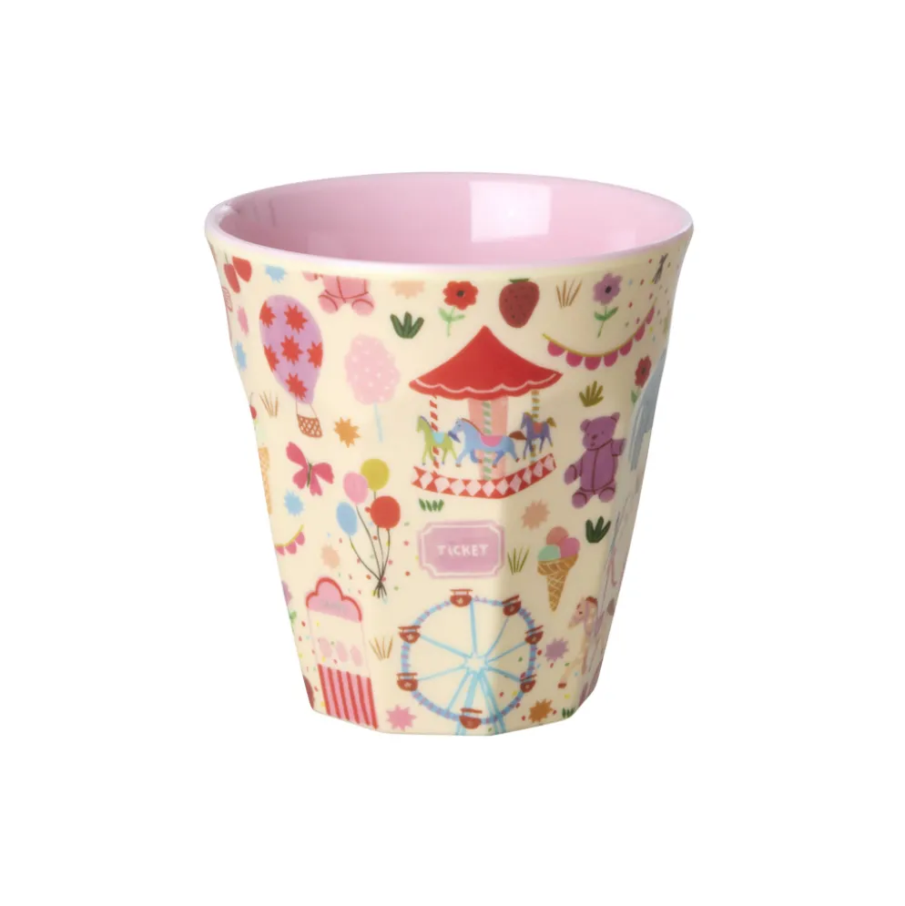 Rice Melamin Becher Fun Fair Pink 250 ml