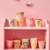 Rice Melamin Becher Funky Prints 6er-Set