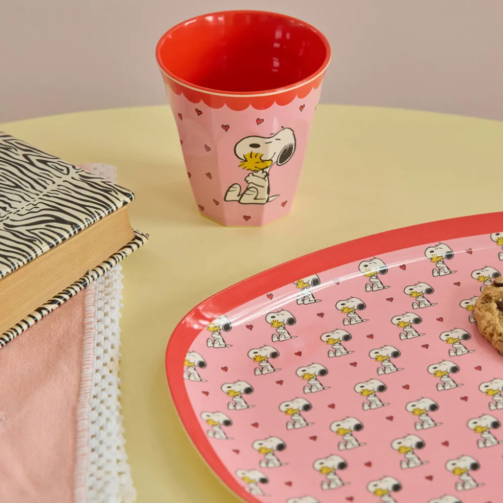 Rice Melamin Becher Pink Snoopy 250 ml