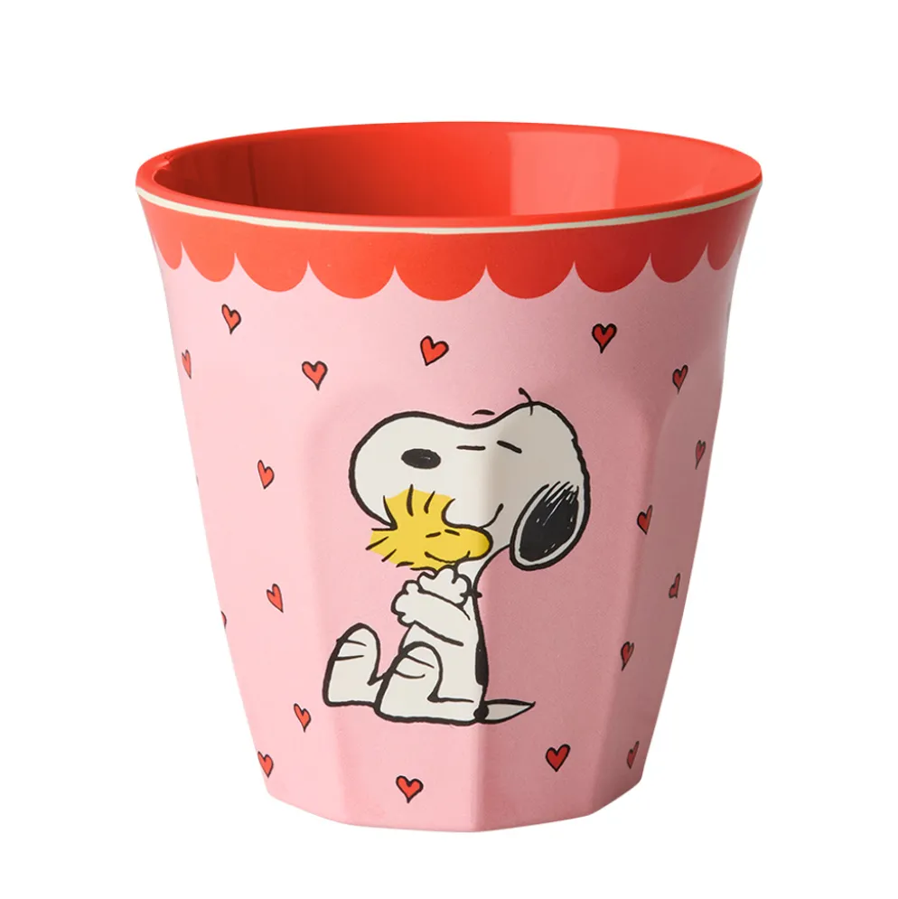 Rice Melamin Becher Pink Snoopy 250 ml