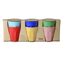 Rice Melamin Becher Solid Colors 250 ml 6er-Set