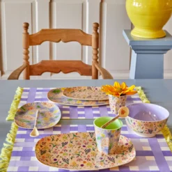 Rice Melamin Becher Wild Flower Two Tone