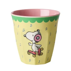 Rice Melamin Becher Yellow Snoopy 250 ml