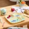 Rice Melamin Geschirr Baby Geschenkbox Blue Ocean 4 teilig