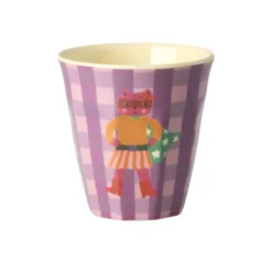 Rice Melamin Kinderbecher Hero Pink 6er-Set