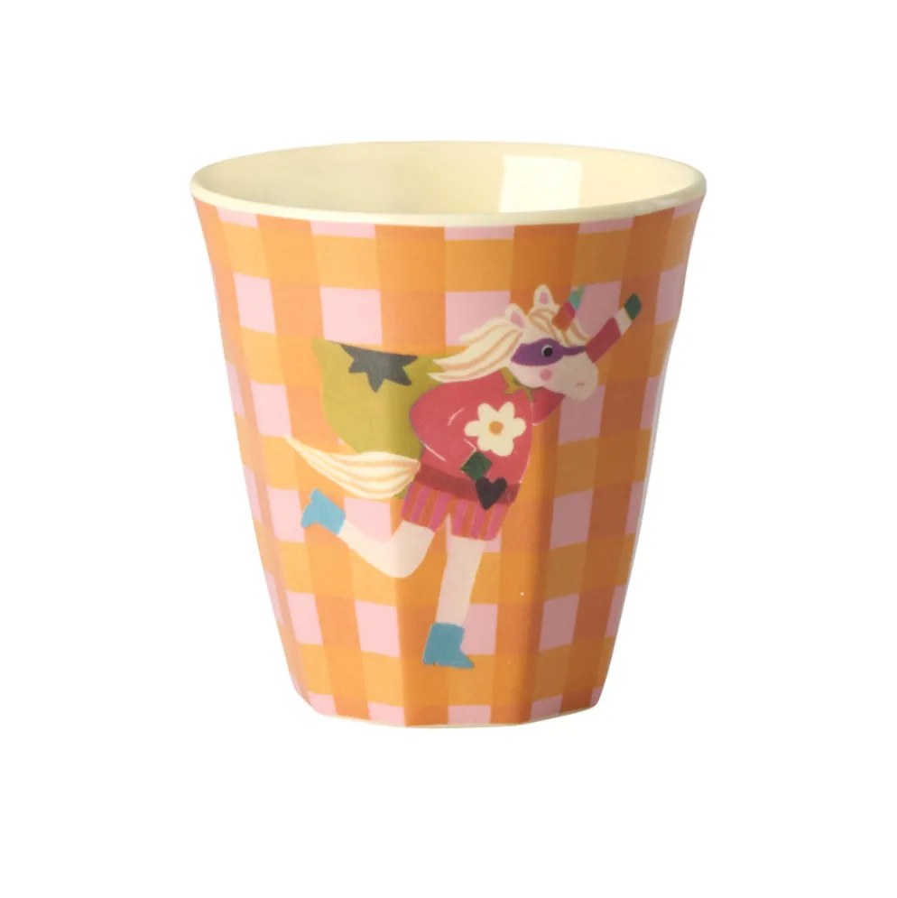 Rice Melamin Kinderbecher Hero Pink 6er-Set
