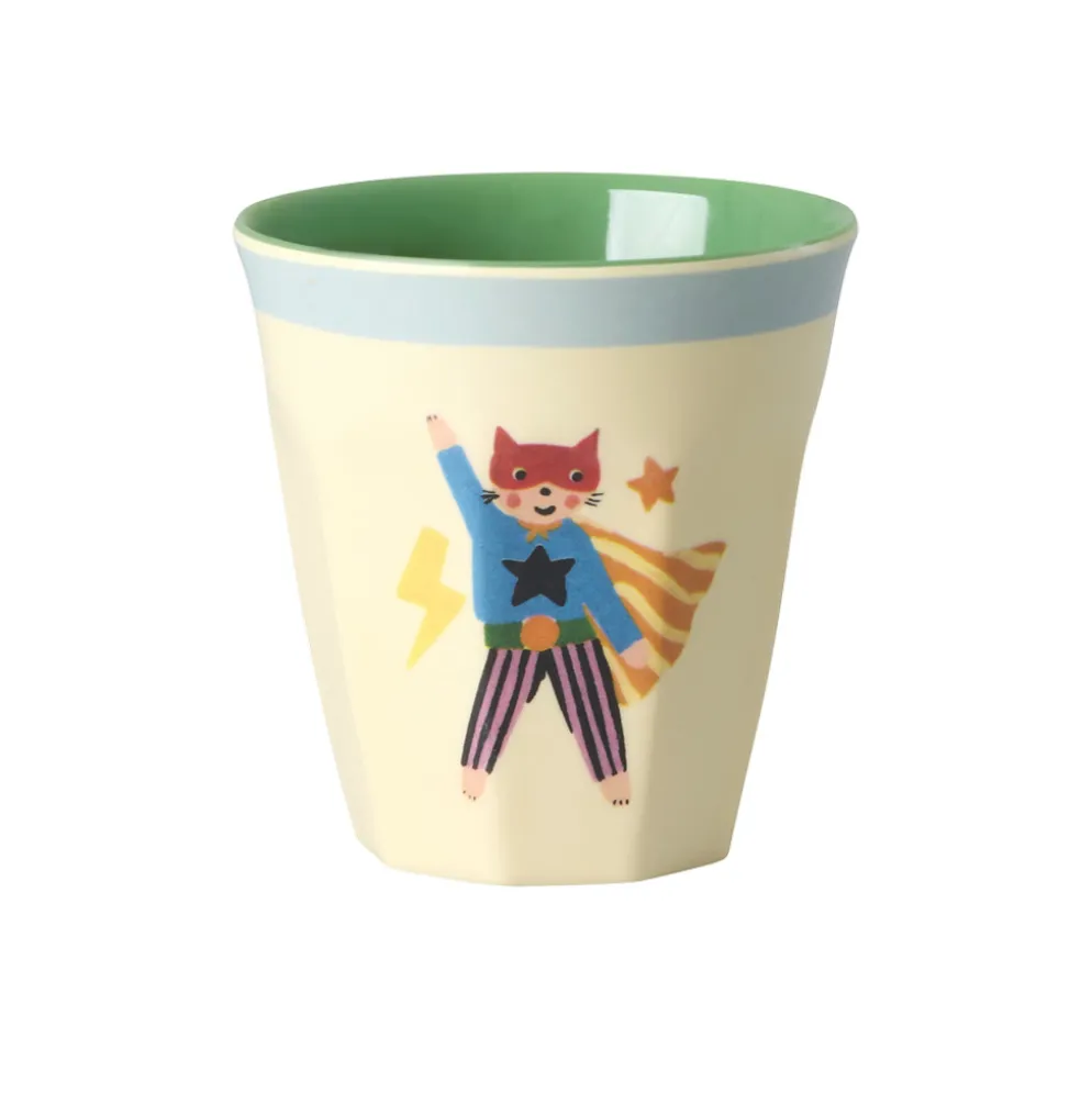 Rice Melamin Kinderbecher Hero Green 6er-Set