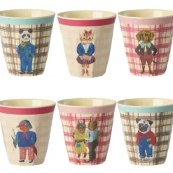 Rice Melamin Kinderbecher Nathalie Lété 6er-Set