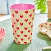 Rice Melamin Lattebecher Darling Hearts 400 ml