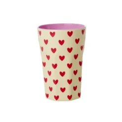 Rice Melamin Lattebecher Darling Hearts 400 ml