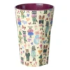 Rice Melamin Lattebecher Nathalie Lété 400 ml Bordeaux