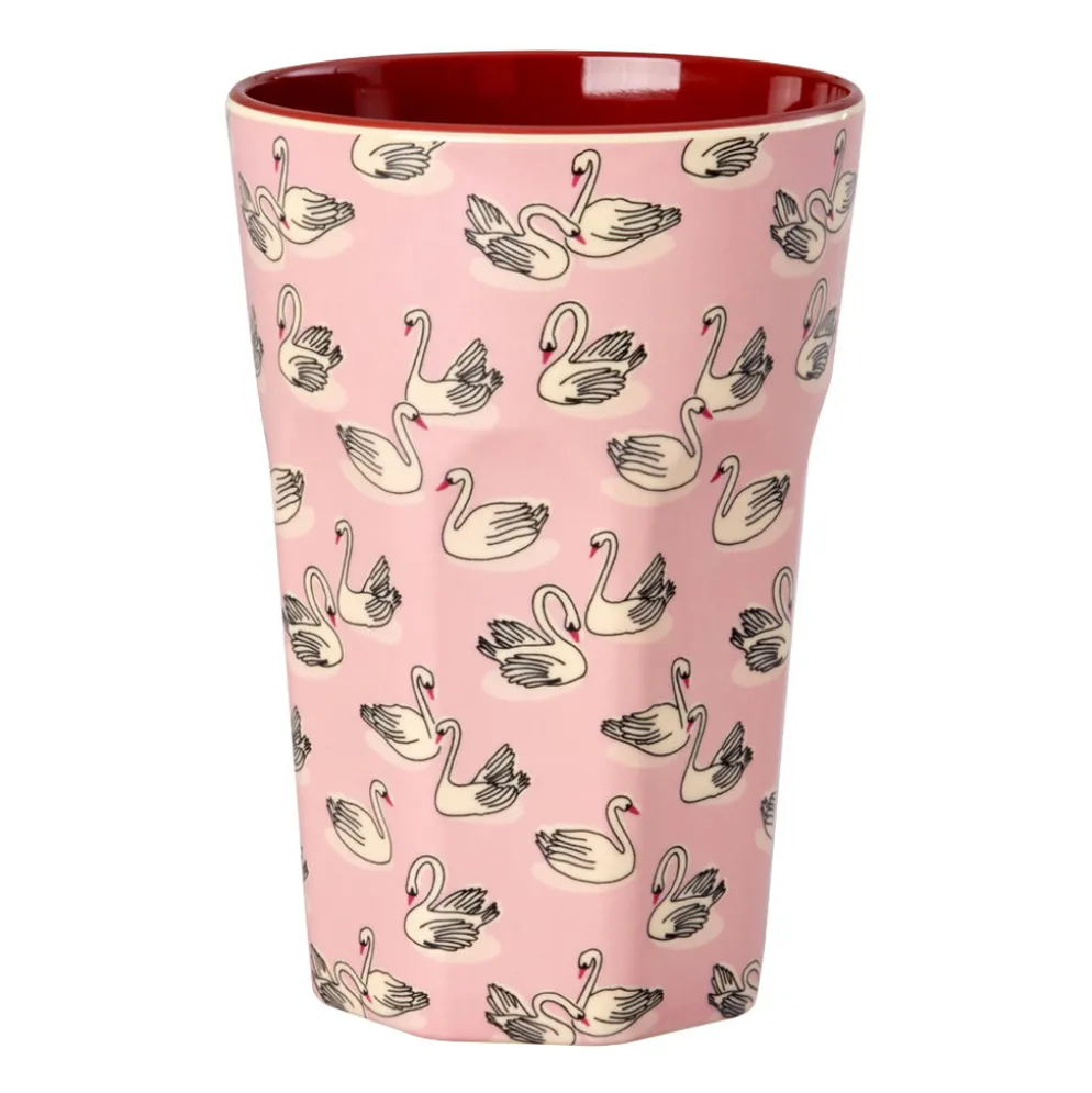 Rice Melamin Lattebecher Swan 400 ml