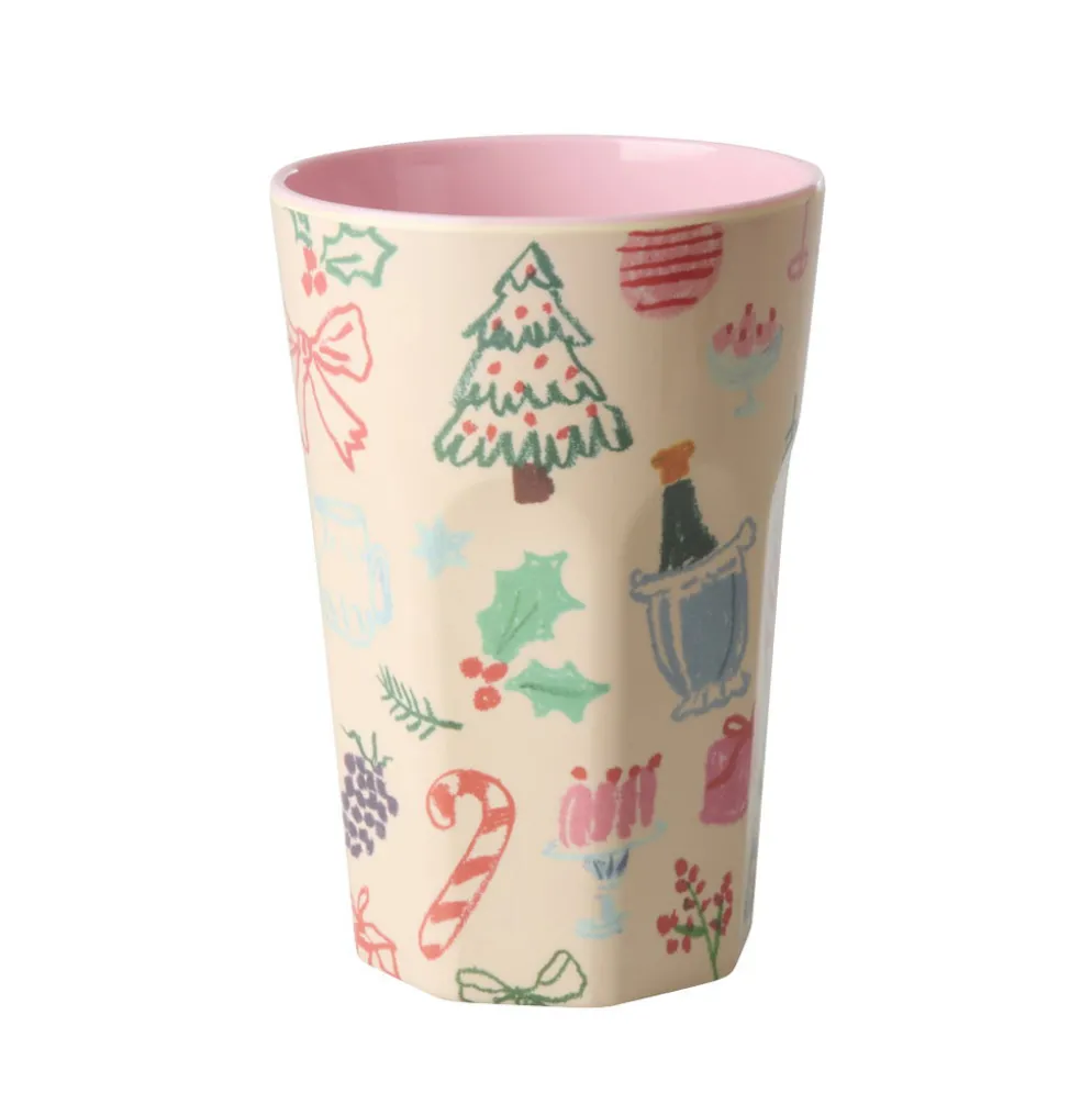 Rice Melamin Lattebecher Xmas Galore 400 ml