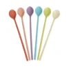 Rice Melamin Lattelöffel Glory Days Colors 6er-Set