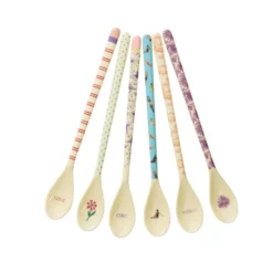 Rice Melamin Lattelöffel Glory Days 6er-Set