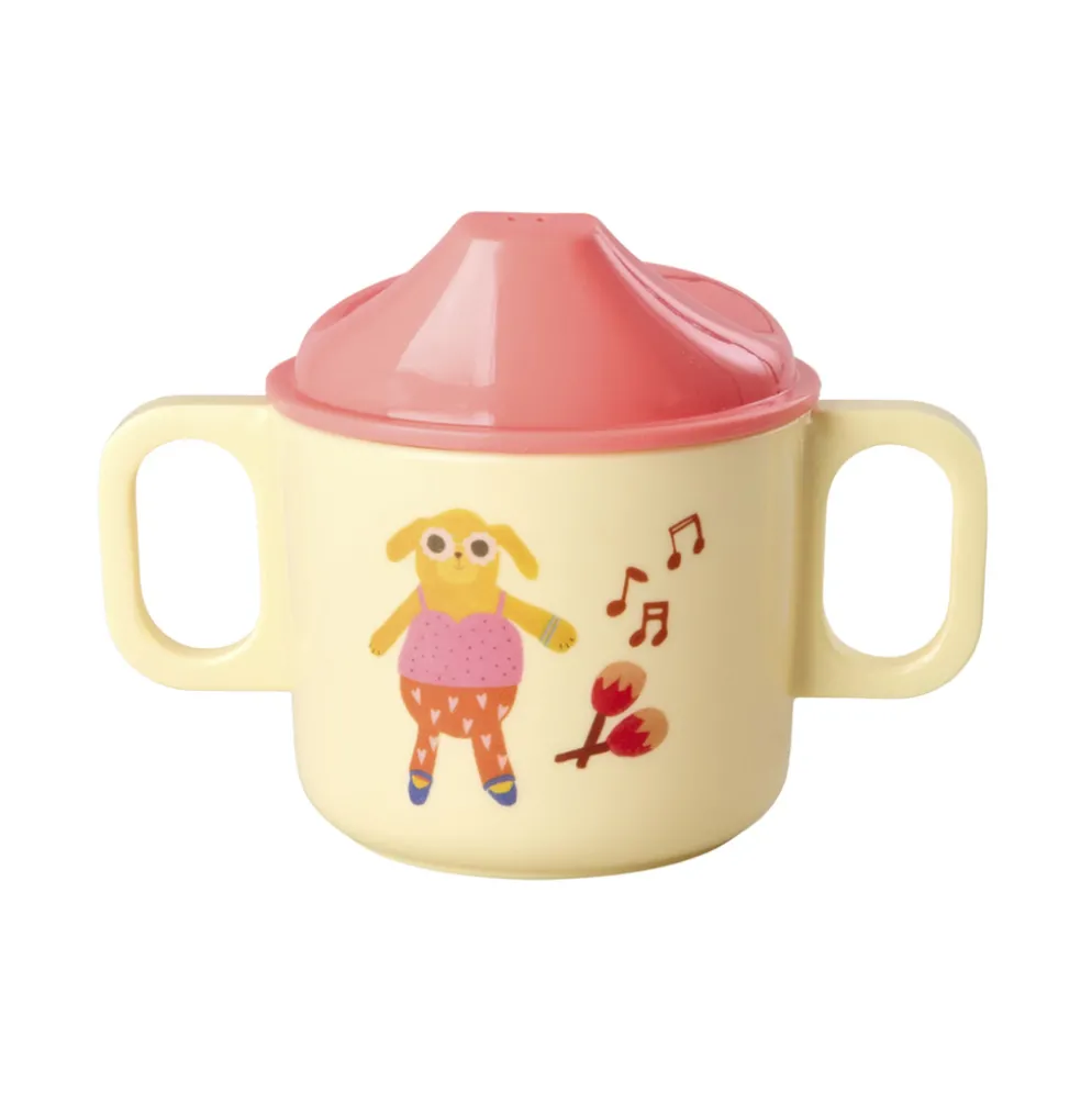 Rice Melamin Melamin-Geschirr Geschenkbox Pink Music Band 4-teilig