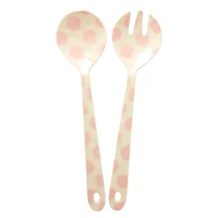 Rice Melamin Salatbesteck Pink Dots