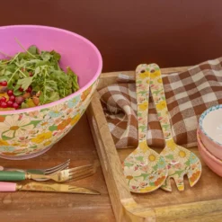Rice Melamin Salatschüssel Flower Power