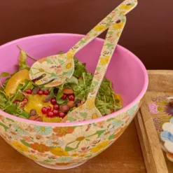 Rice Melamin Salatschüssel Flower Power