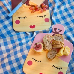 Rice Melamin Servierbrett in Lady Shape Pink