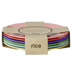 Rice Melamin Speiseteller Solid Colors 6er-Set