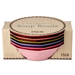 Rice Melamin Suppenschüssel Bon Vivant 6er-Set 400 ml