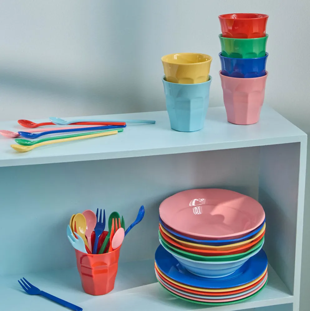 Rice Melamin Teelöffel Solid Colors 6er-Set
