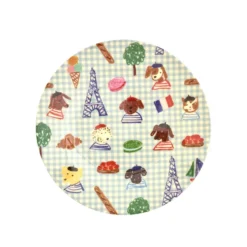 Rice Melamin Teller Blue Kids Paris 20 cm