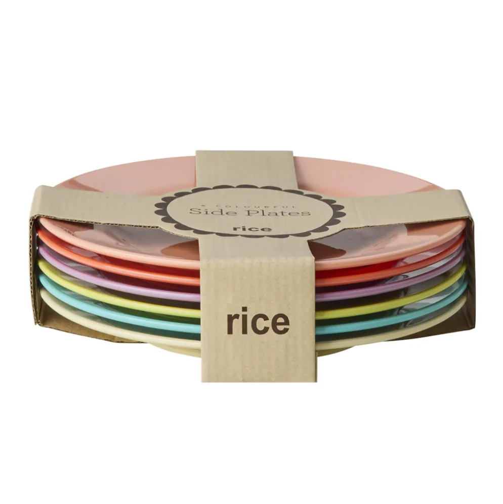 Rice Melamin Teller Glory Days Colors 6er-Set