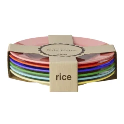 Rice Melamin Teller Solid Colors 6er-Set