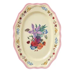 Rice Melamin Vintage Servierplatte Nathalie Lété Pink Small