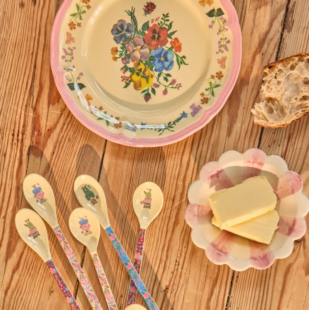 Rice Melamin Vintage Teller Nathalie Lété Pink 20,5 cm