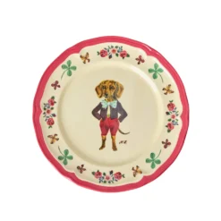 Rice Melamin Vintage Teller Nathalie Lété Red