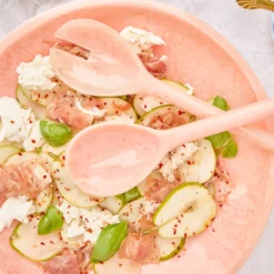 Rice Resin Salatbesteck Soft Pink