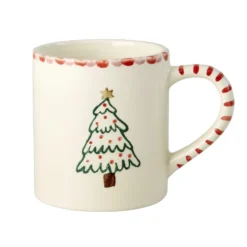 Rice Tasse Keramik handbemalt Xmas Three 420 ml