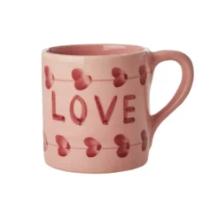 Rice Tasse Keramik handbemalt LOVE 420 ml