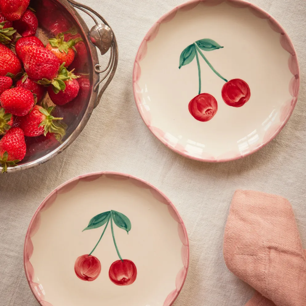 Rice Teller Keramik handbemalt Cherry 15 cm