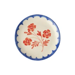 Rice Teller Keramik handbemalt Vintage Flower 15 cm