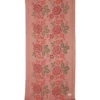 Rice Teppichläufer Baumwolle Crochet Rose Design Pink