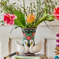 Rice Vase Keramik Swans