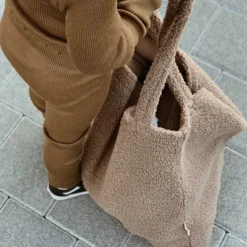 Studio Noos Tasche Brown teddy mom-bag