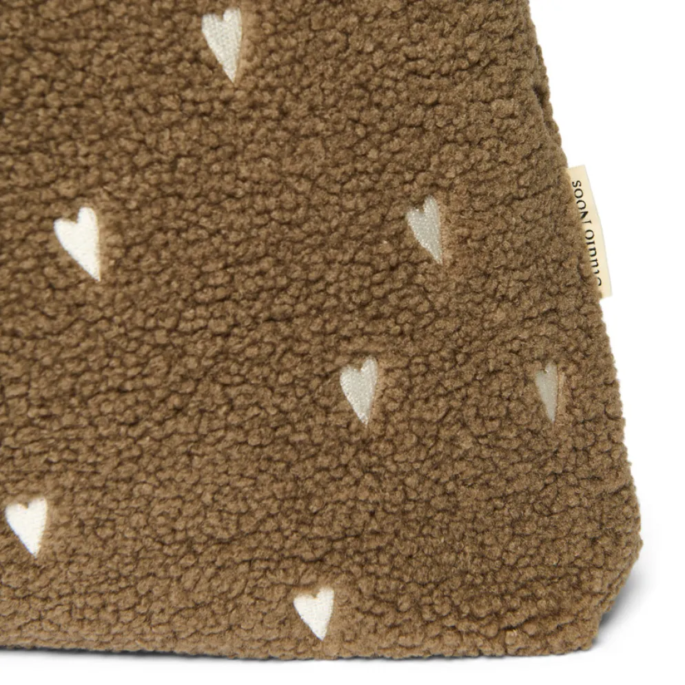 Studio Noos Tasche Brown Teddy Hearts mom-bag