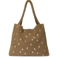 Studio Noos Tasche Brown Teddy Hearts mom-bag
