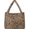 Studio Noos Tasche Cotton Brown Leopard mom-bag