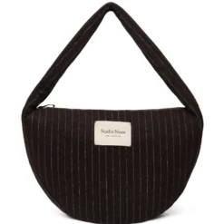 Studio Noos Tasche Cross Body Flannel Chalkstripe Brown