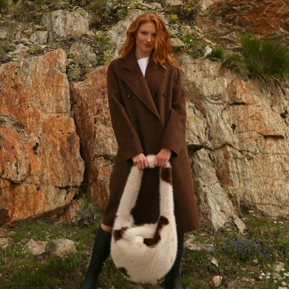 Studio Noos Tasche Cross Body Bag Faux Fur Holy Cow