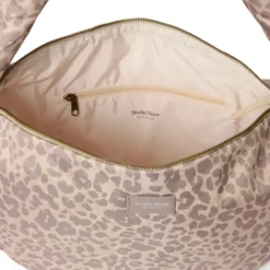 Studio Noos Tasche Cross Body Bag Puffy Beige Leopard